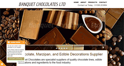 Desktop Screenshot of banquet-chocolates.co.uk